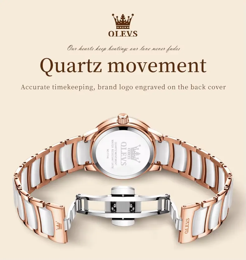 Olevs Couple Watch 7114