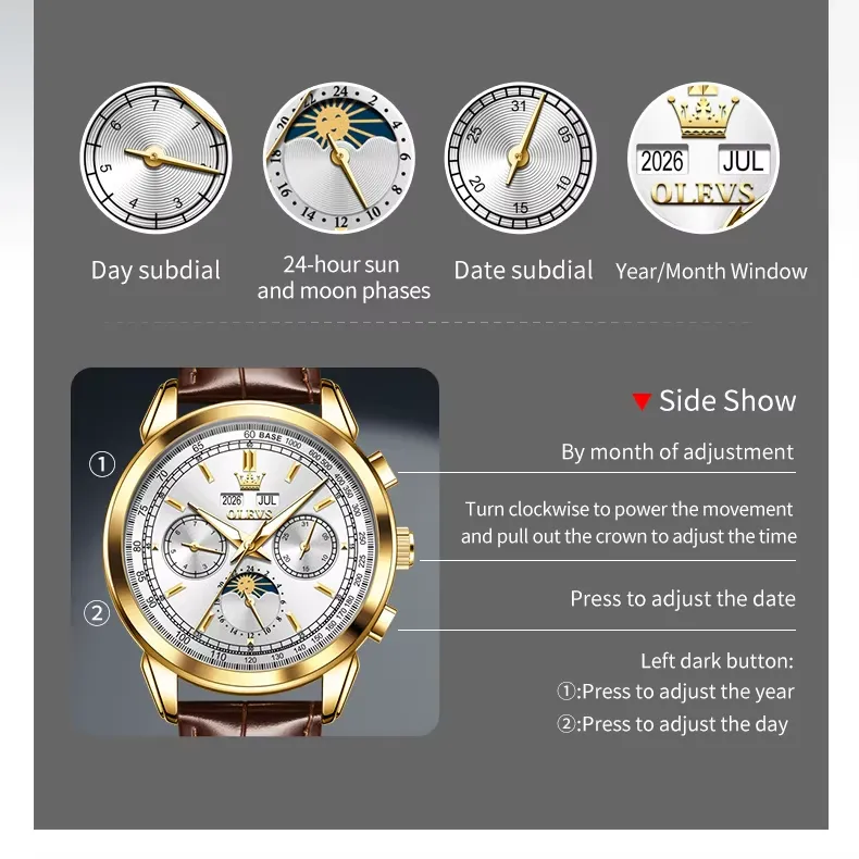 Olevs Men's Watch 7117