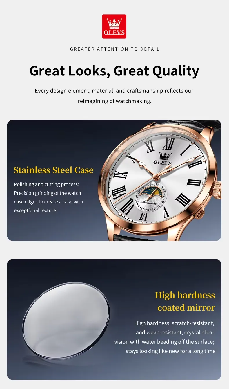 Olevs Men's Watch 7118