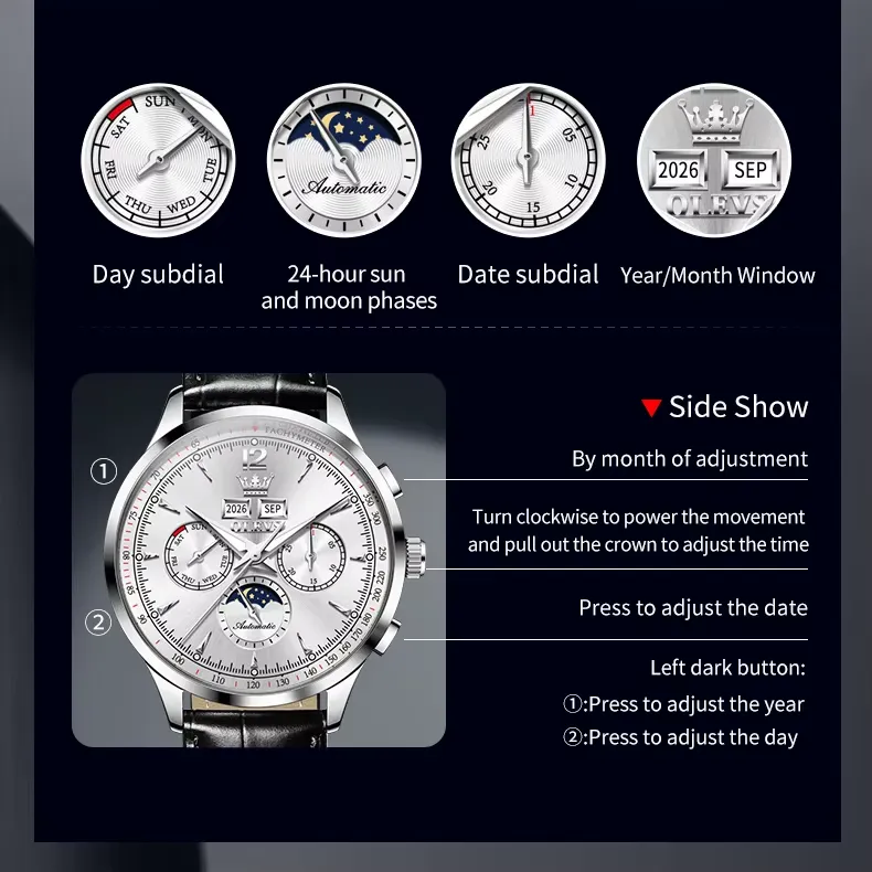 Olevs Men's Watch 7128