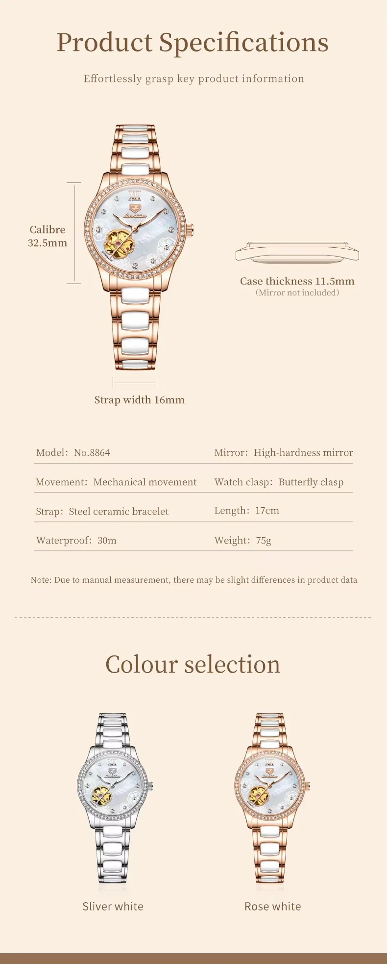 JSDUN Women's Watch 8864