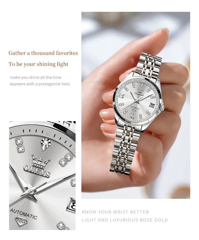 Olevs Couple Watch 9801