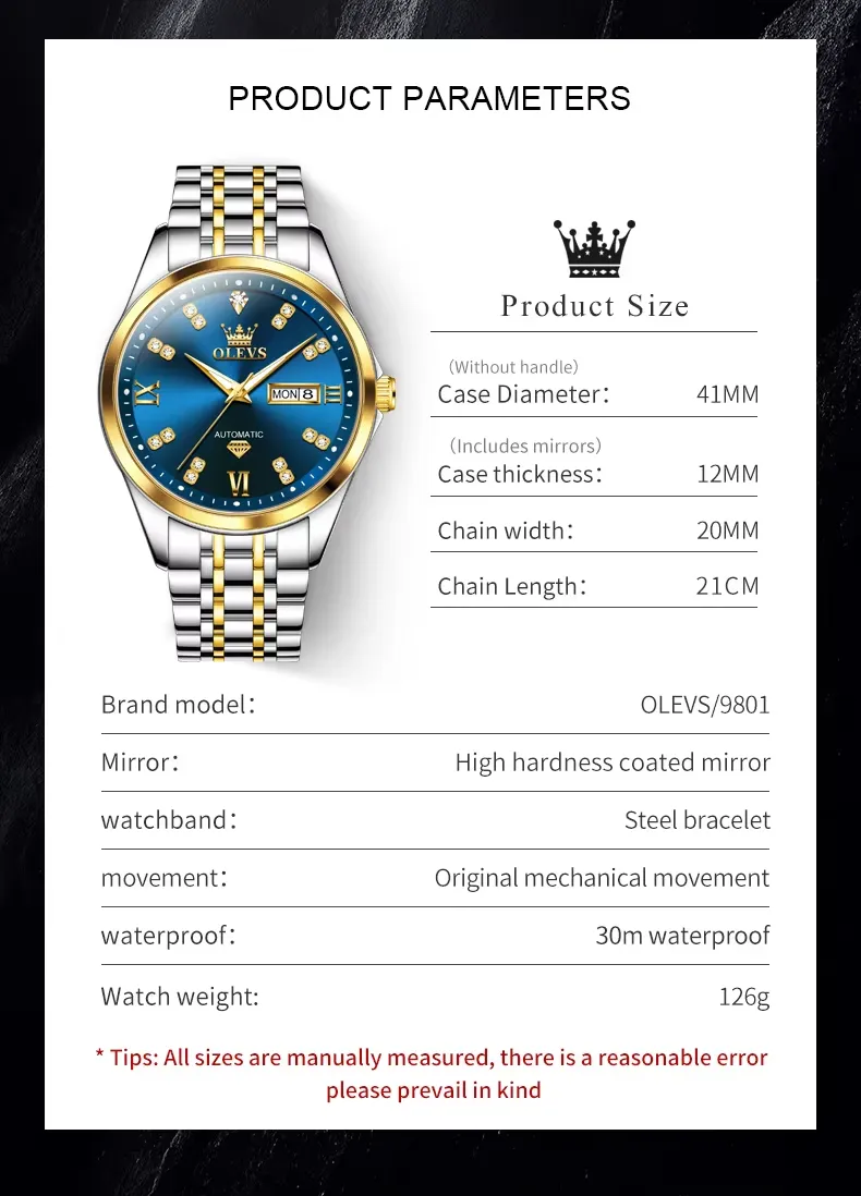OLEVS Men's Watch 9801