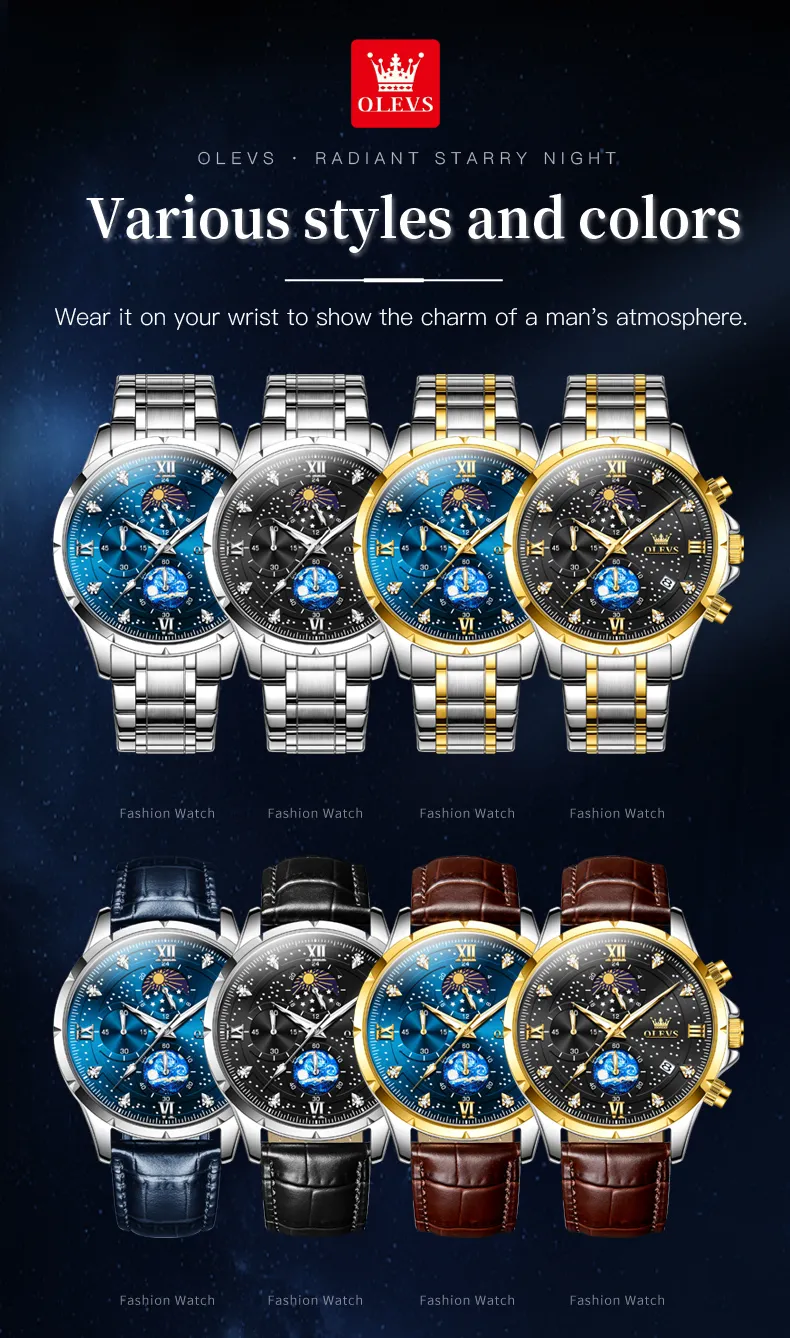 Olevs Men's Watch 9807