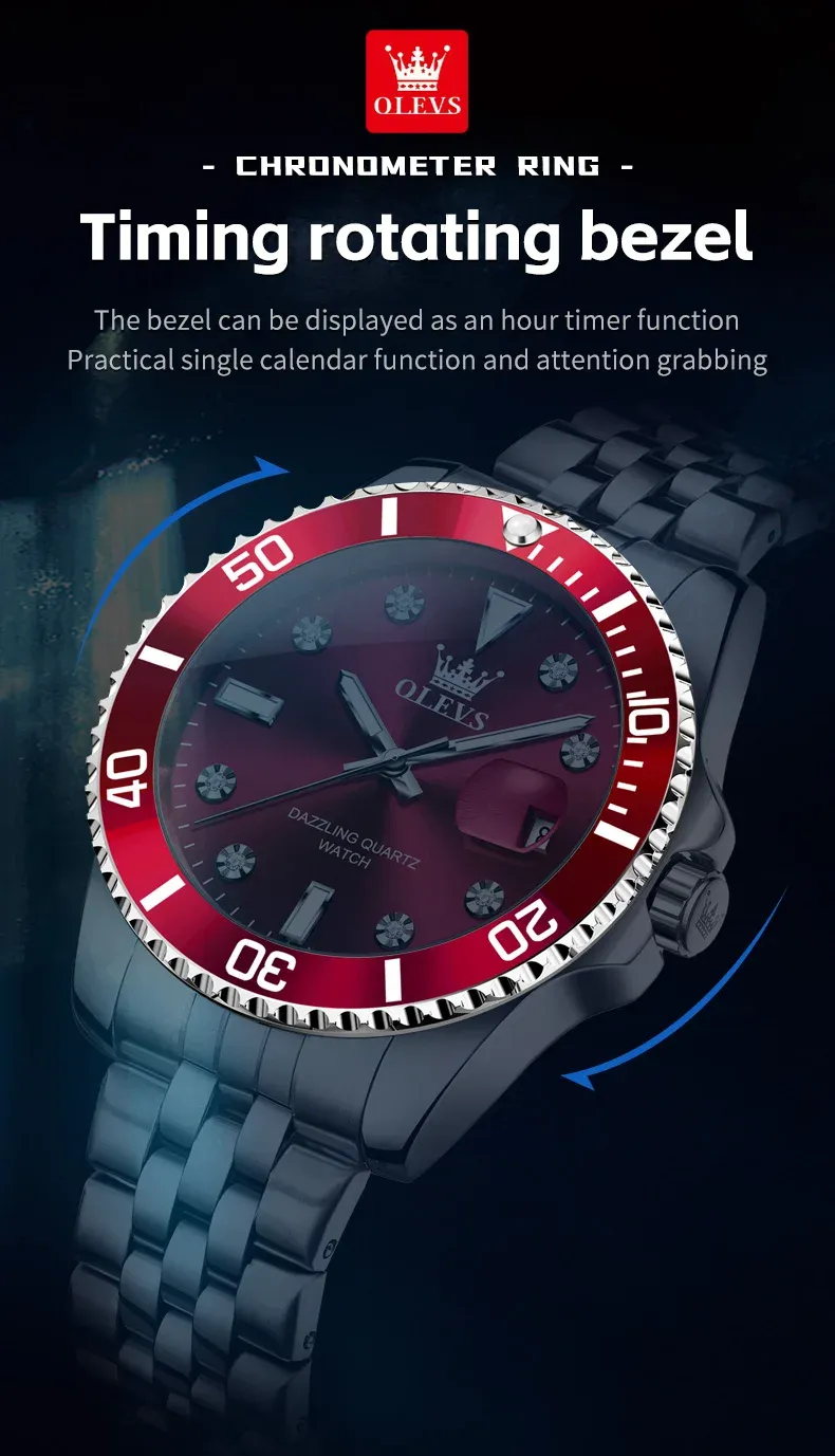 Olevs Men's Watch 9809