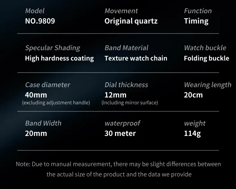 Olevs Men's Watch 9809