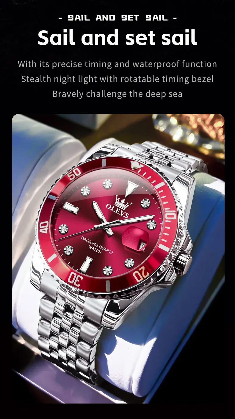 Olevs Men's Watch 9809