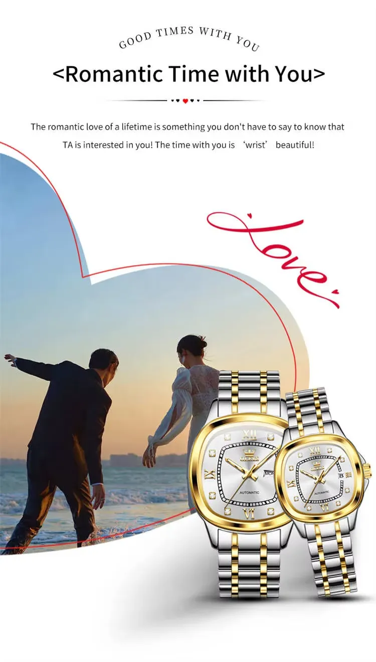 OLEVS Couple Watch 9810