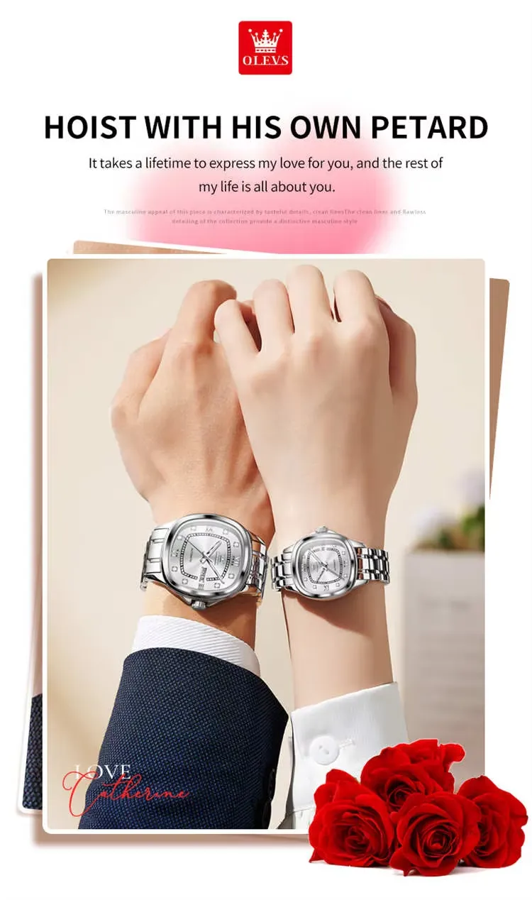 OLEVS Couple Watch 9810