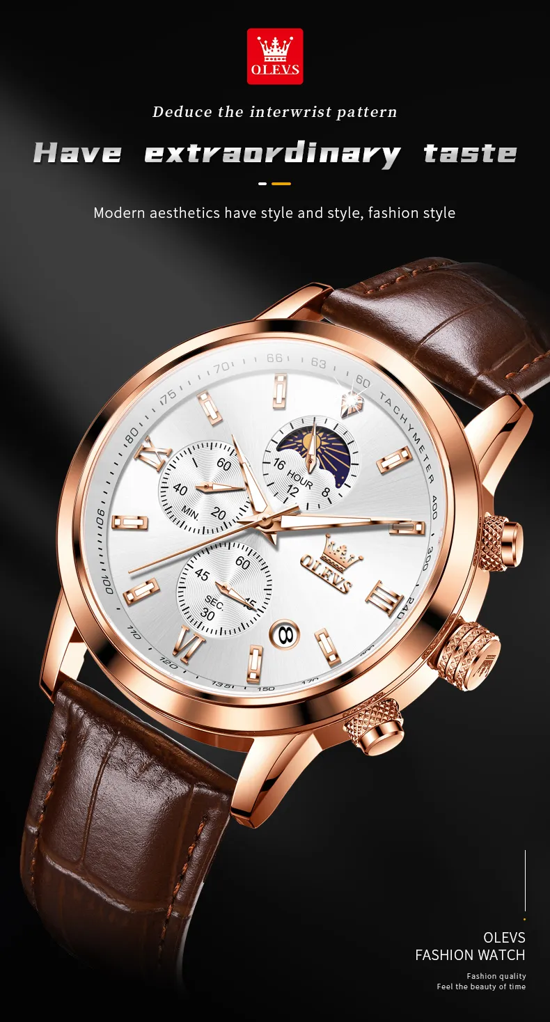 Olevs Men's Watch 9812