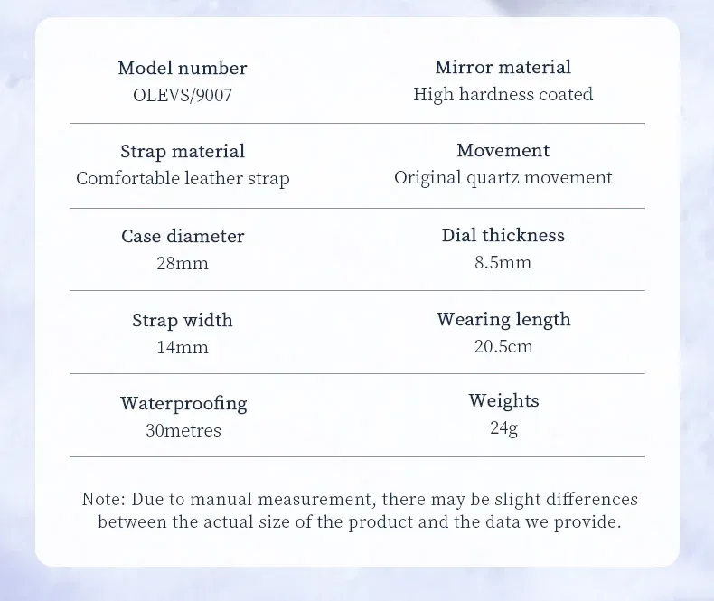 Olevs Women's Watch 9907