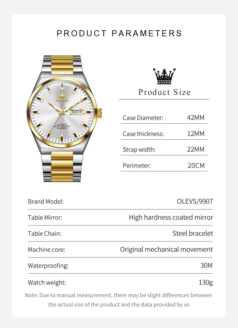 OLEVS Men's Watch 9907