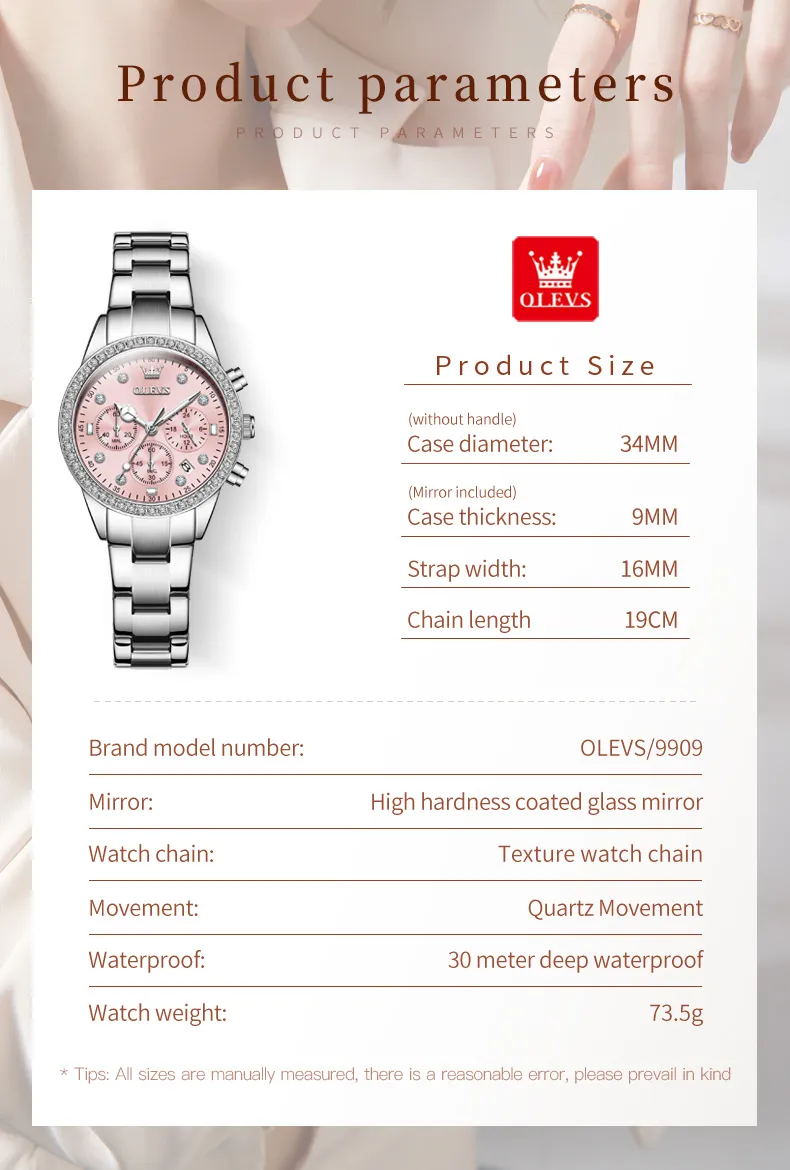 Olevs Women's Watch 9909