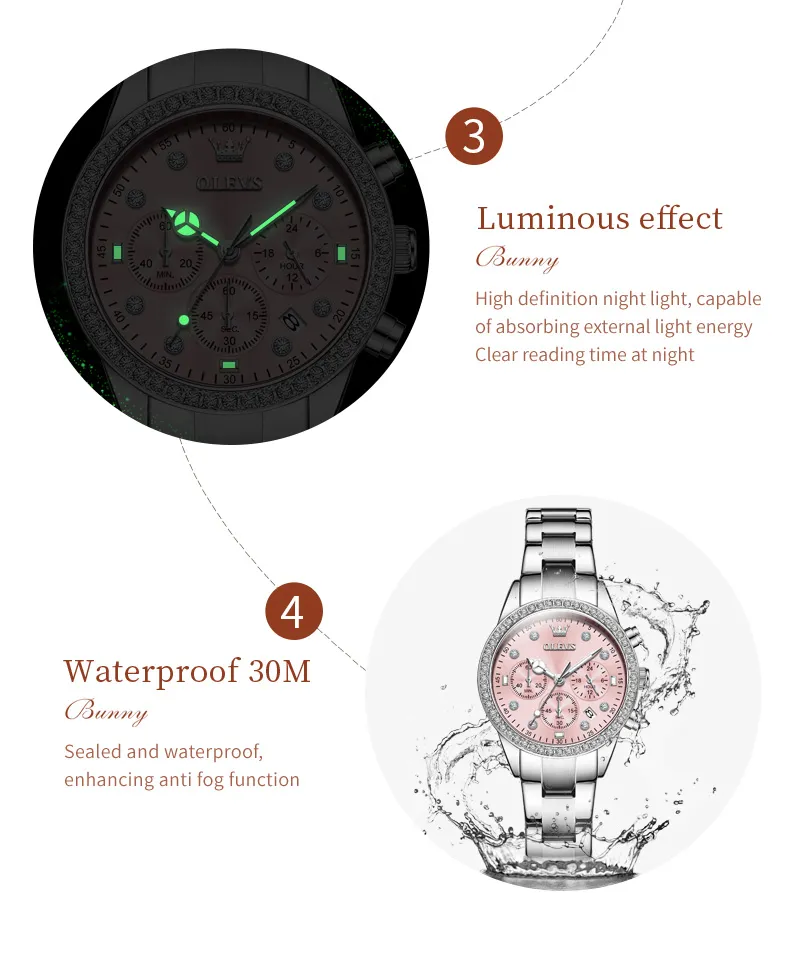 Olevs Women's Watch 9909