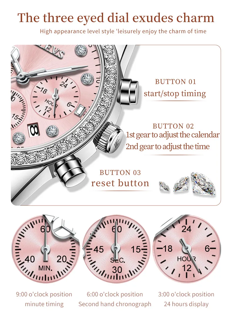 Olevs Women's Watch 9909