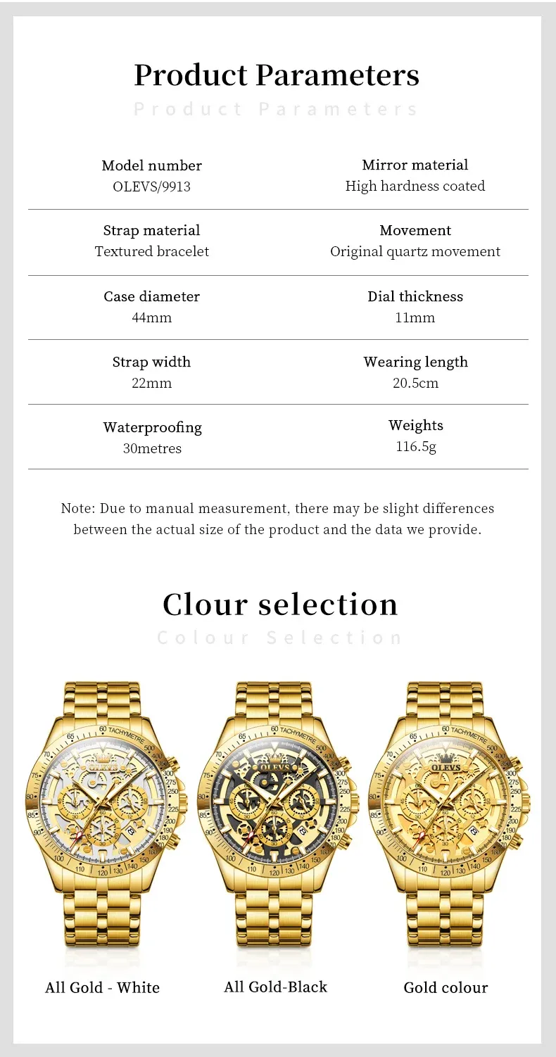 Olevs Men's Watch 9913