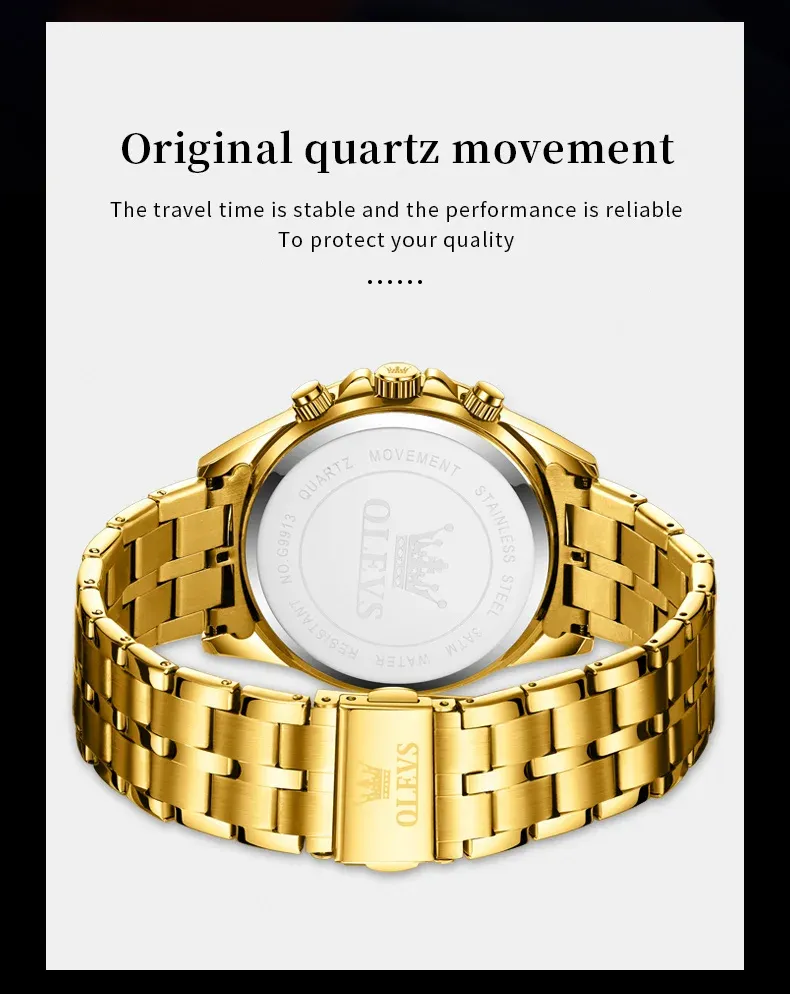 Olevs Men's Watch 9913