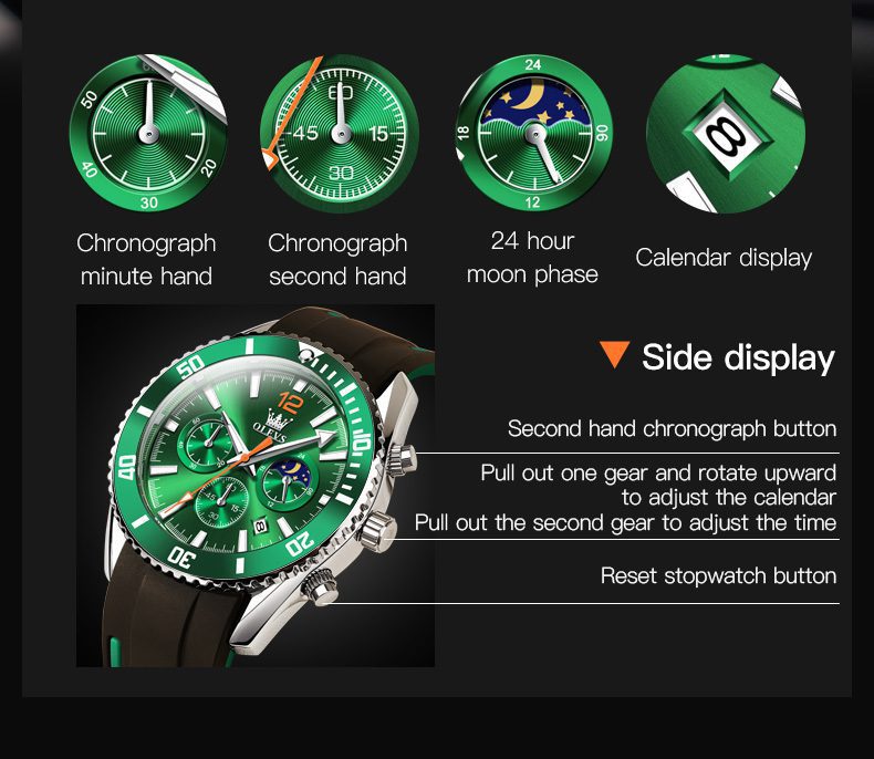 Olevs Men's Watch 9916