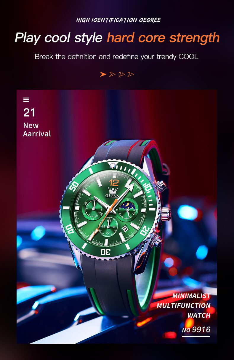 Olevs Men's Watch 9916