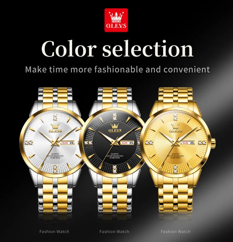 Olevs Men's Watch 9917