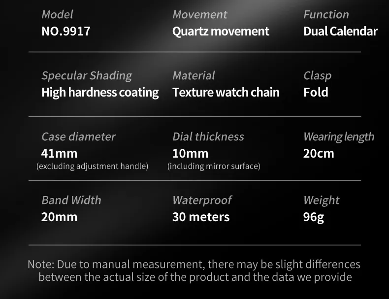 Olevs Men's Watch 9917