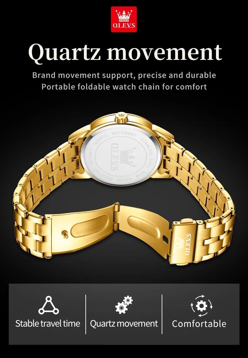 Olevs Men's Watch 9917