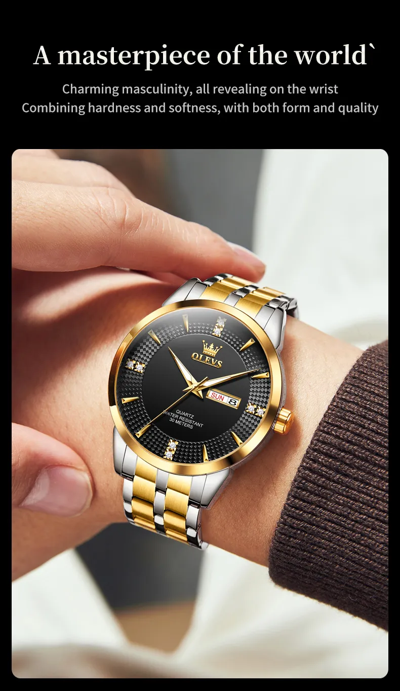 Olevs Men's Watch 9917