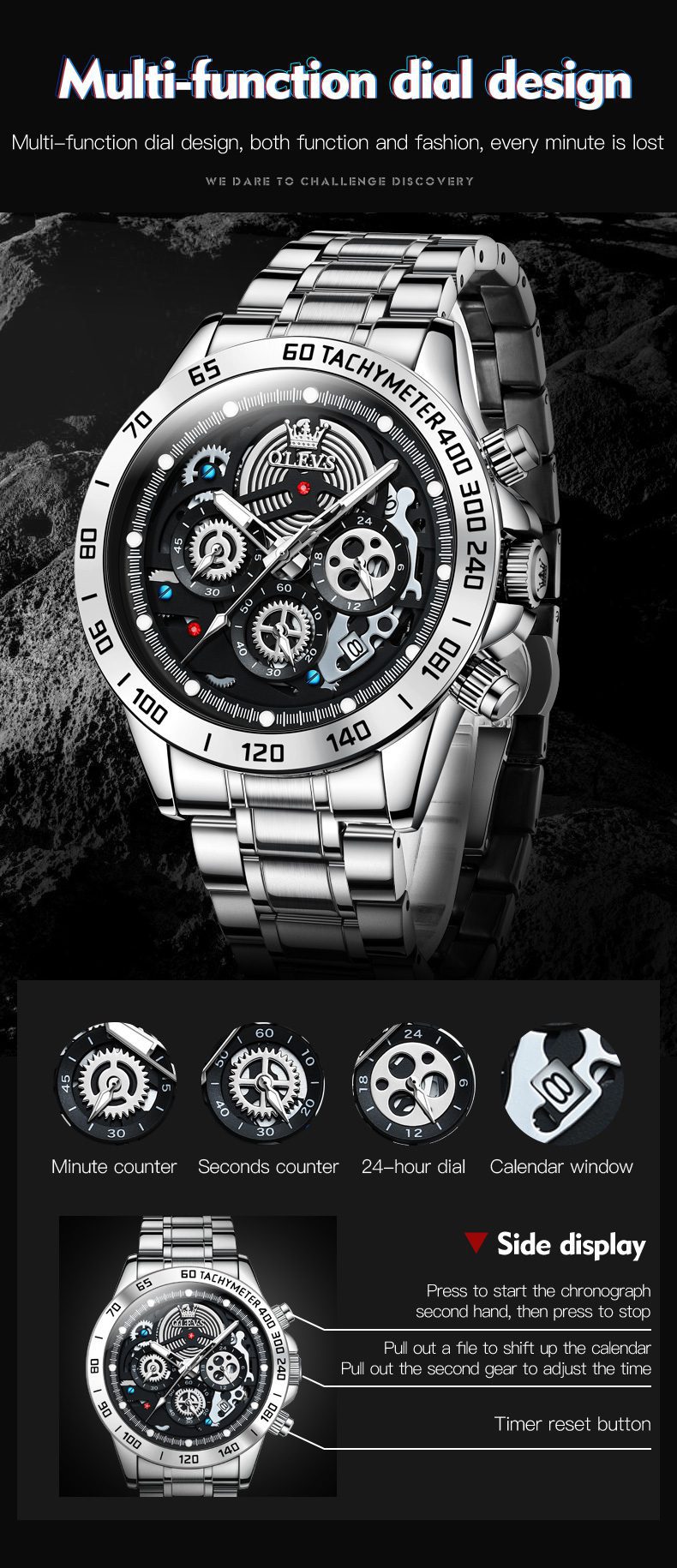 Olevs Men's Watch 9921