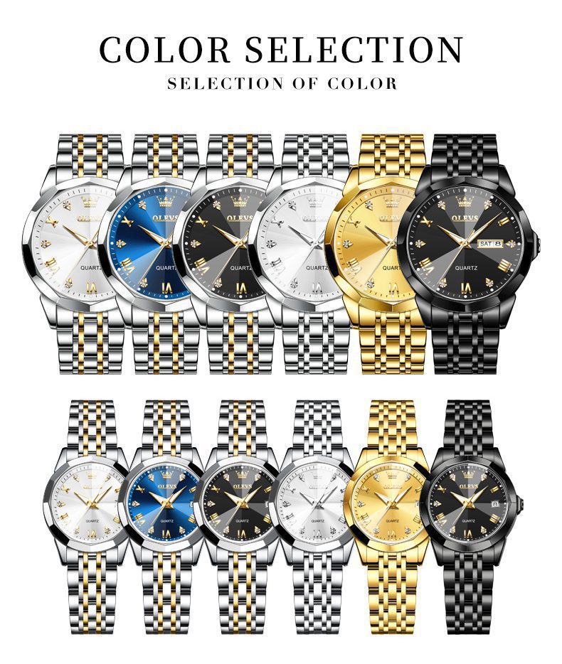 Olevs Couple Watch 9931