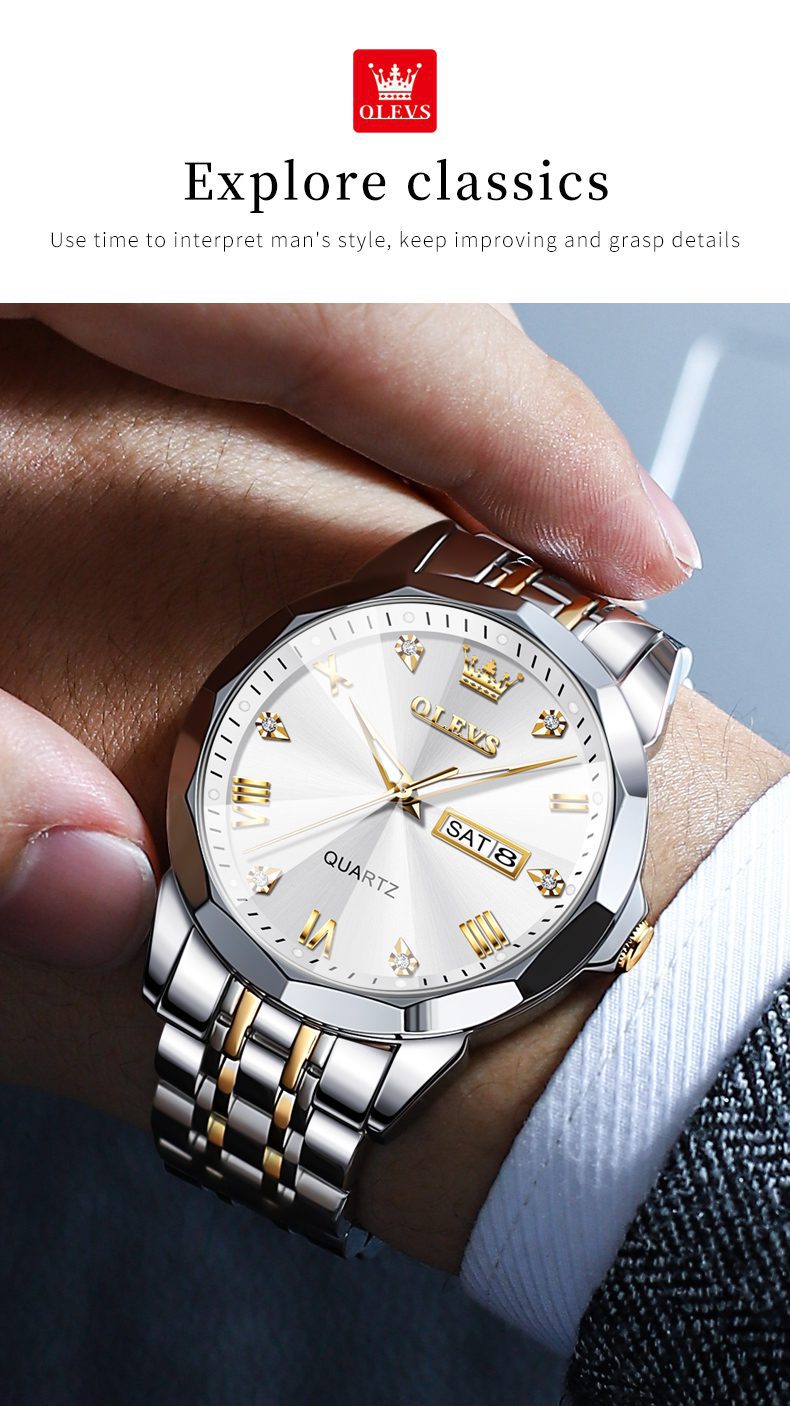 Olevs Couple Watch 9931