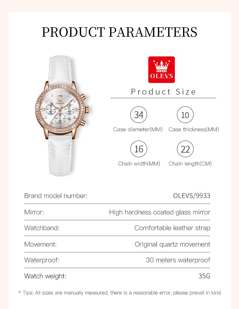 Olevs Women's Watch 9933