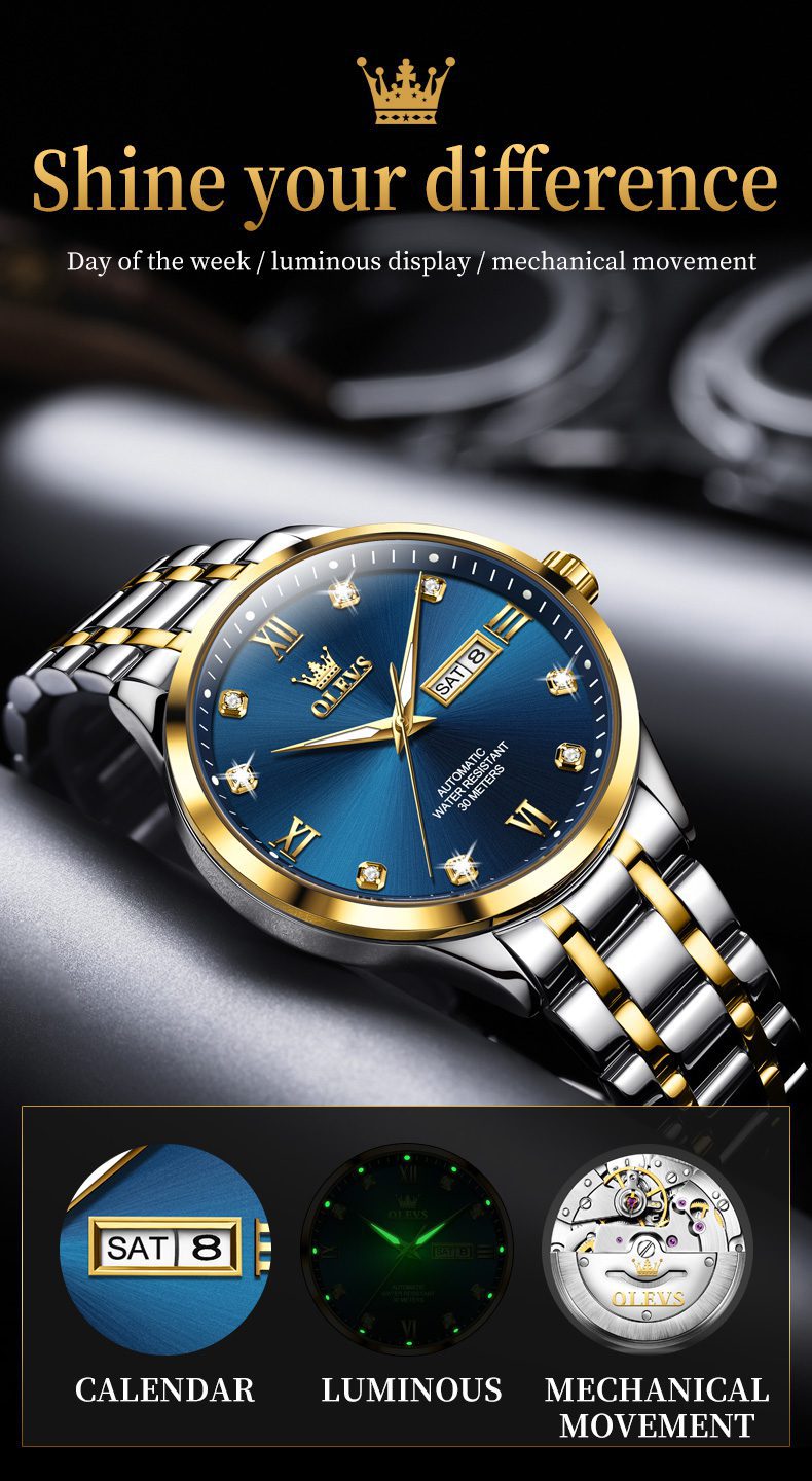 Olevs Men's Watch 9946