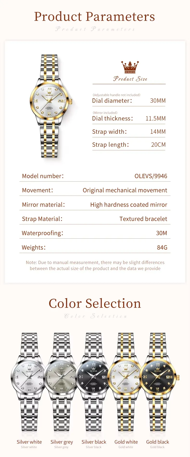 OLEVS Women's Watch 9946