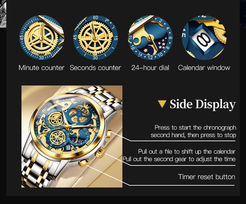 Olevs Men's Watch 9947