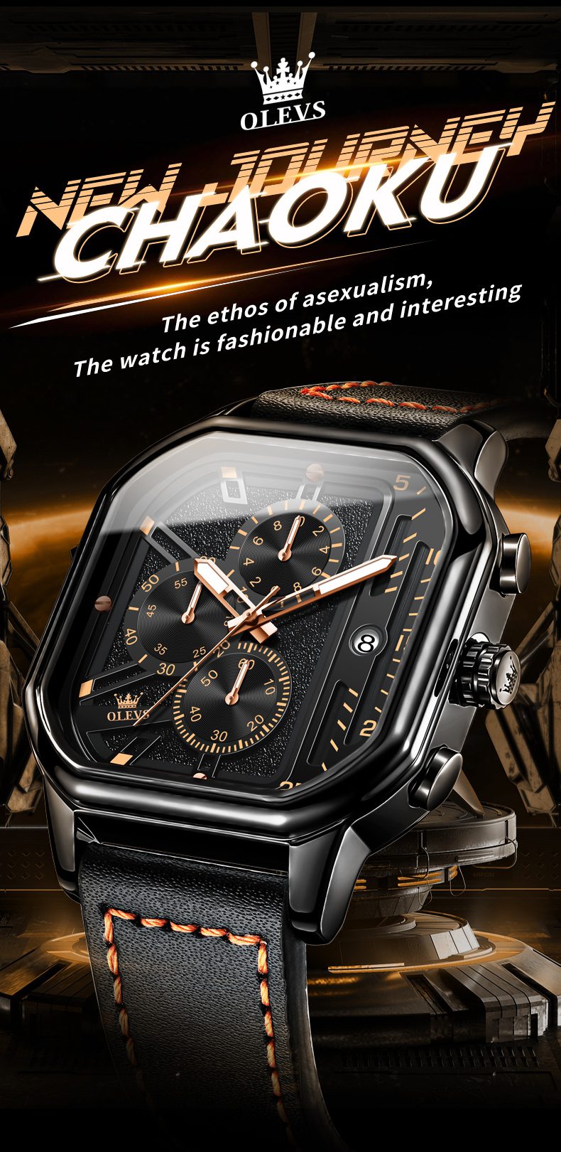 Olevs Men's Watch 9950