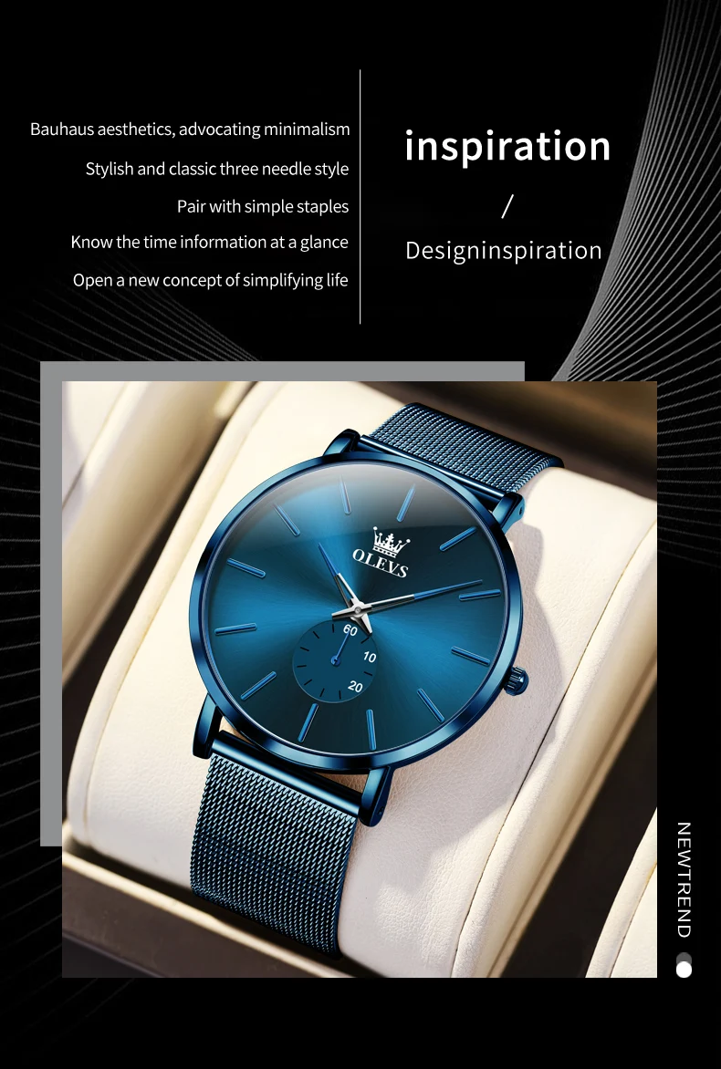 Olevs Men's Watch 9954