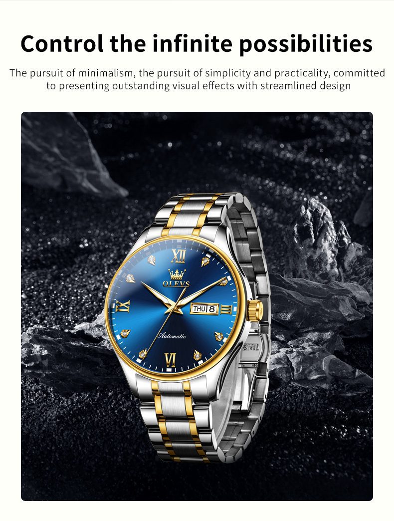 Olevs Men's Watch 9955