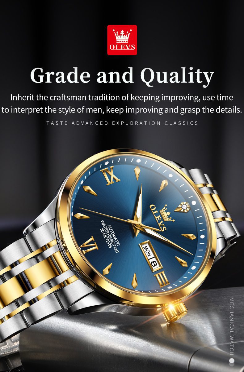 Olevs Men's Watch 9956