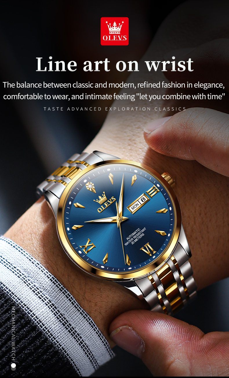 Olevs Men's Watch 9956