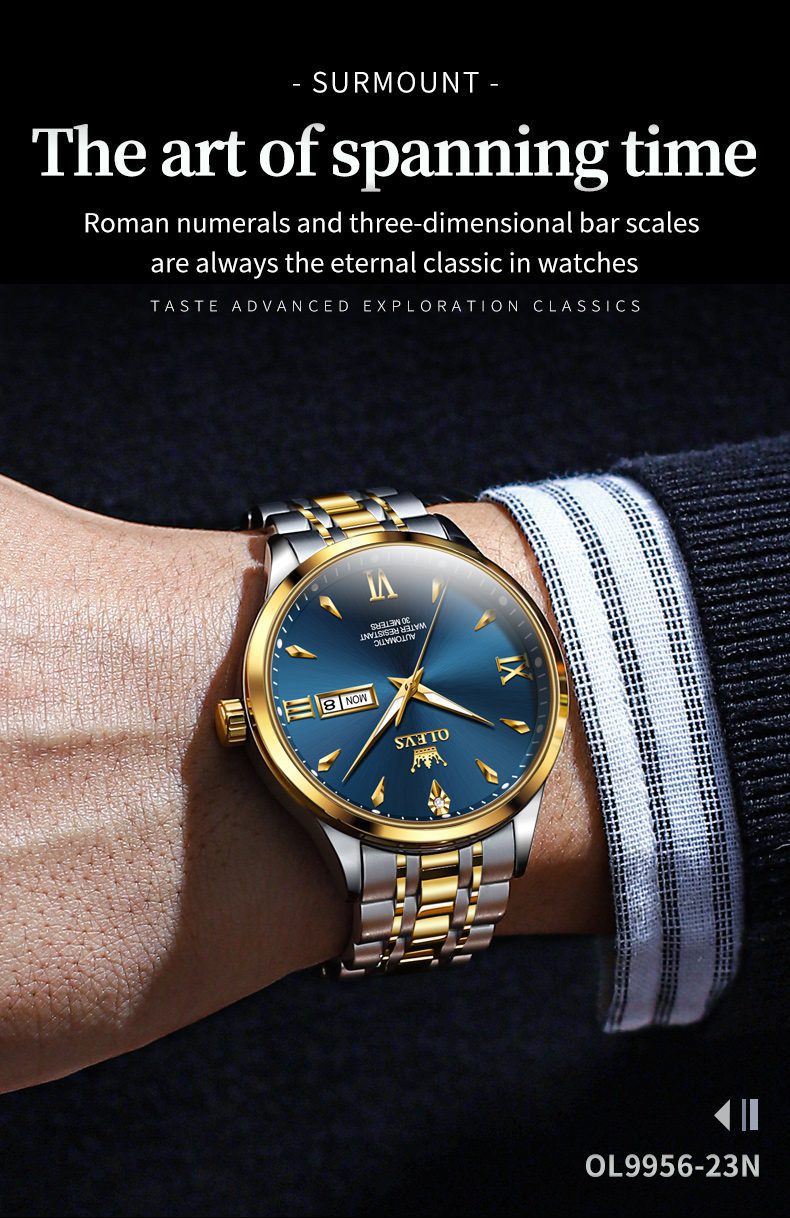 Olevs Men's Watch 9956