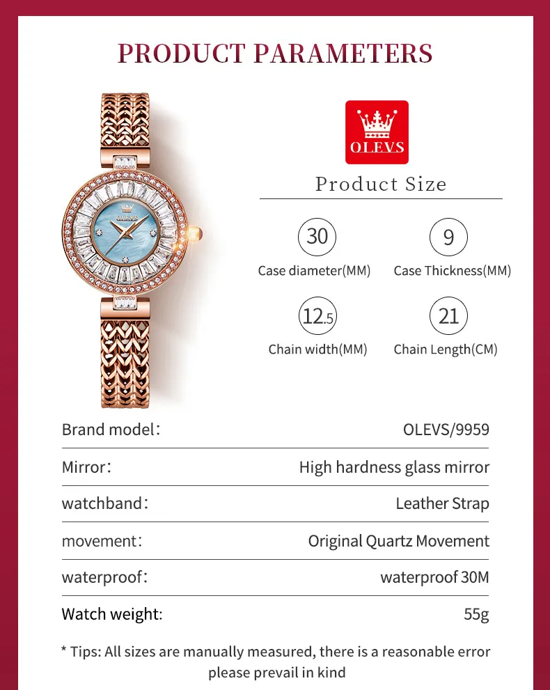 Olevs Women's Watch 9959