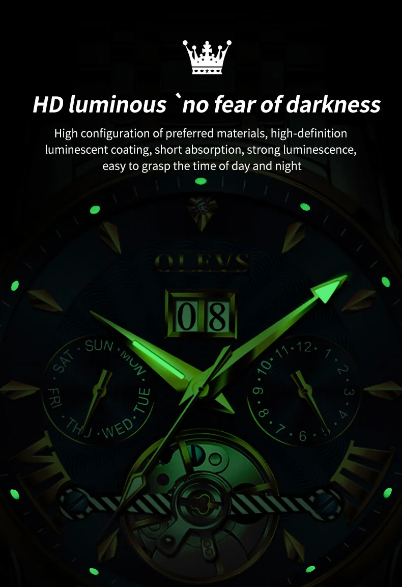 Olevs Men's Watch 9965