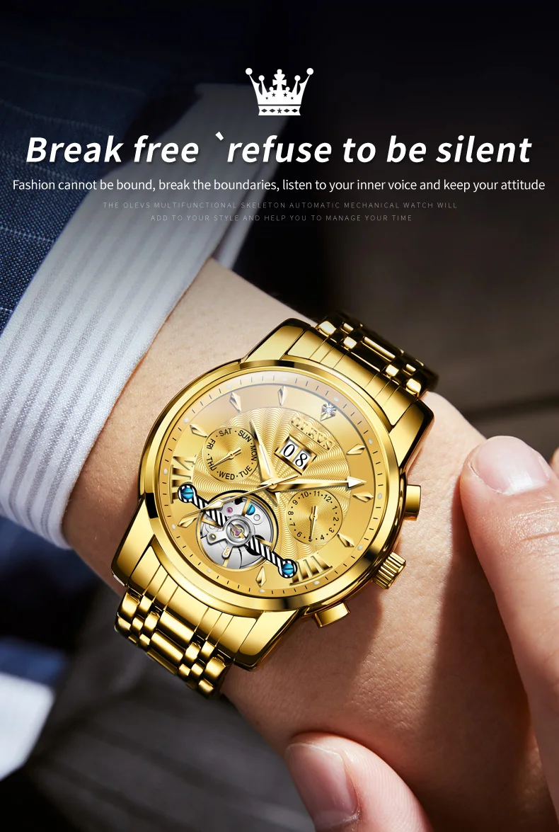 Olevs Men's Watch 9965