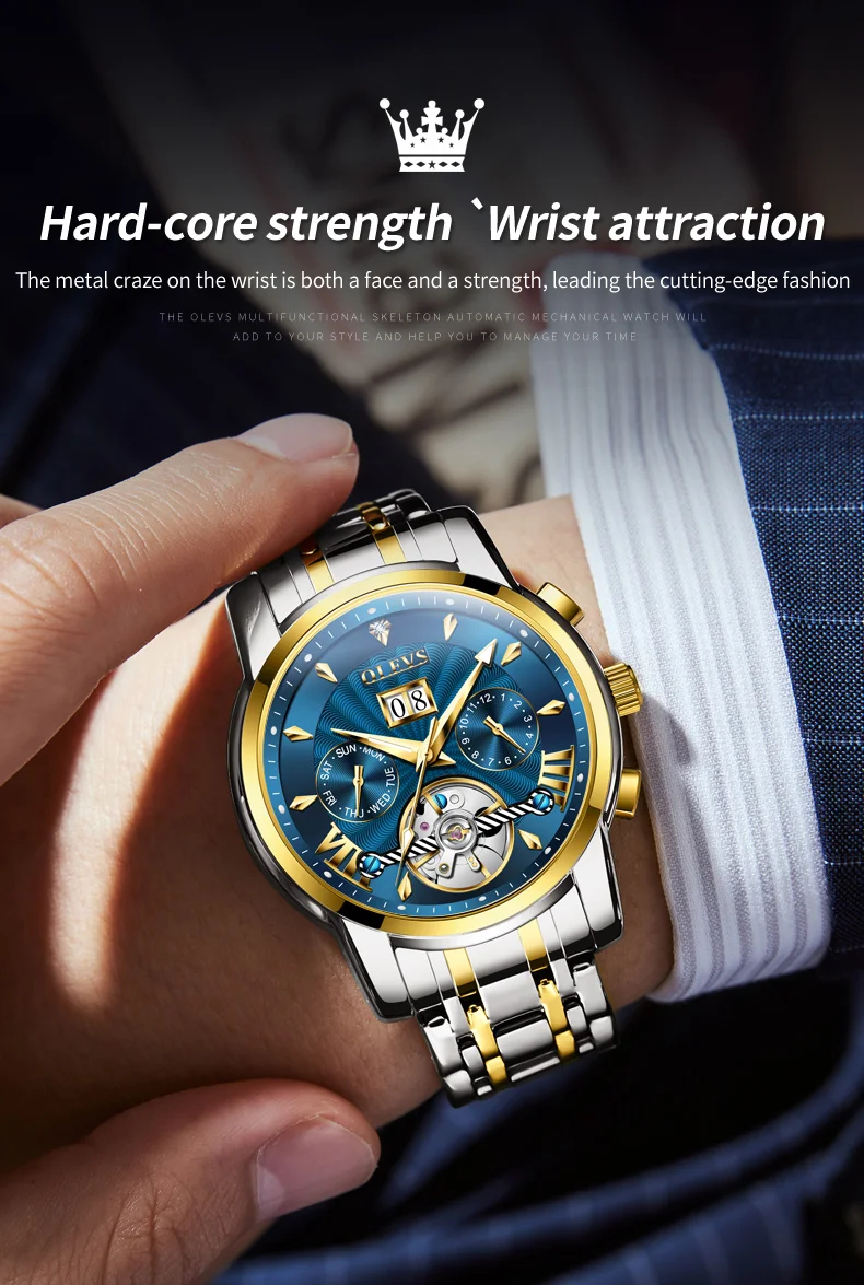 Olevs Men's Watch 9965