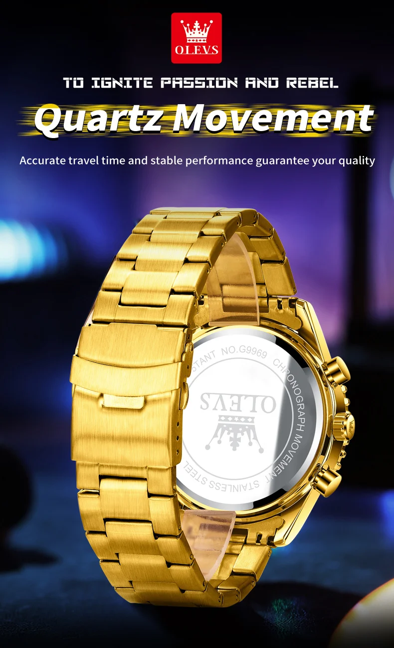 Olevs Men's Watch 9969