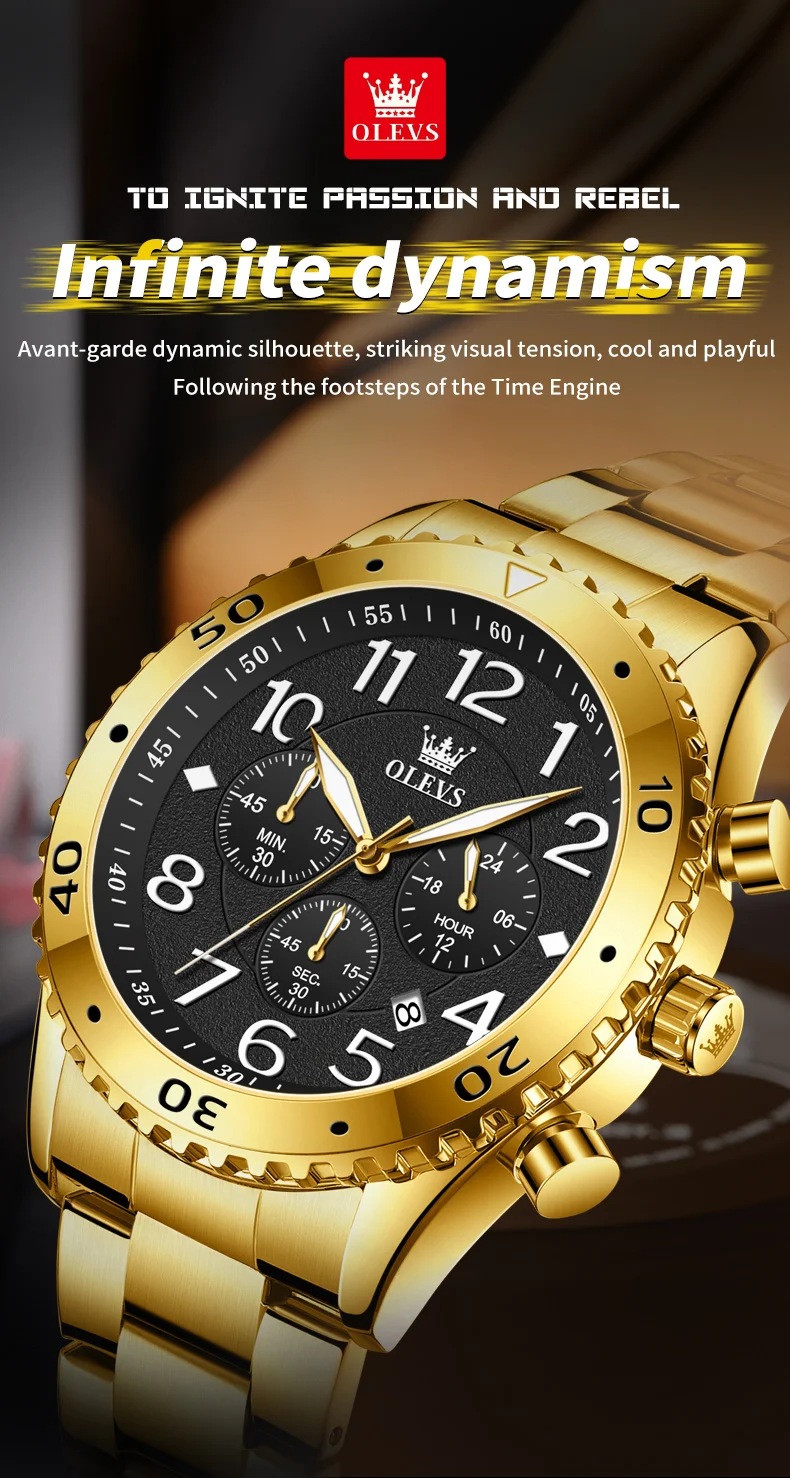 Olevs Men's Watch 9969