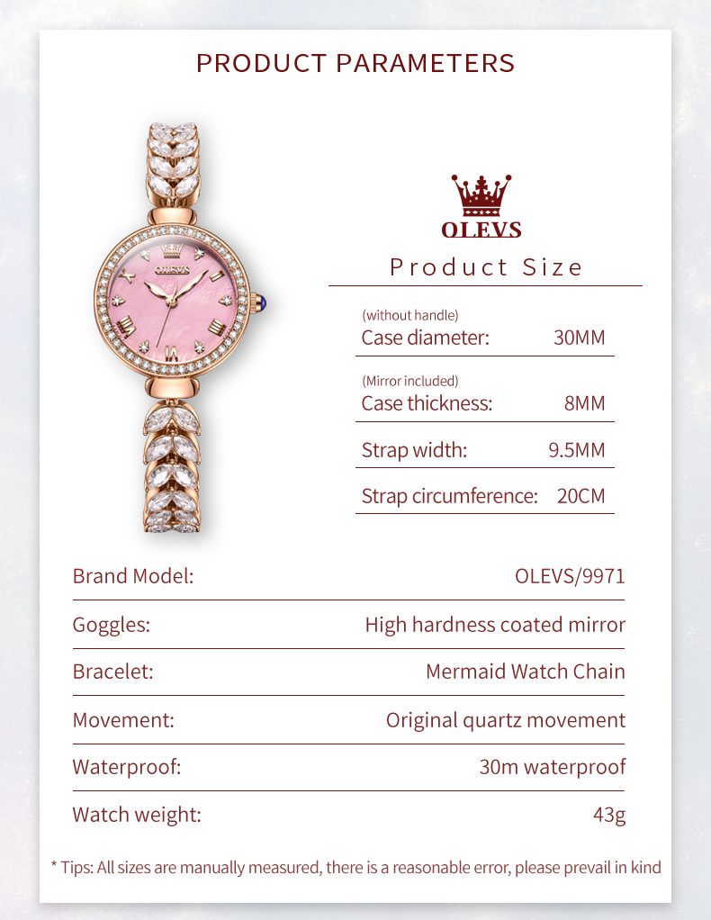 Olevs Women's Watch 9971