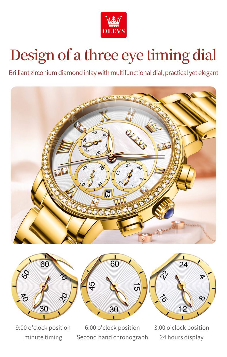 Olevs Women's Watch 9976