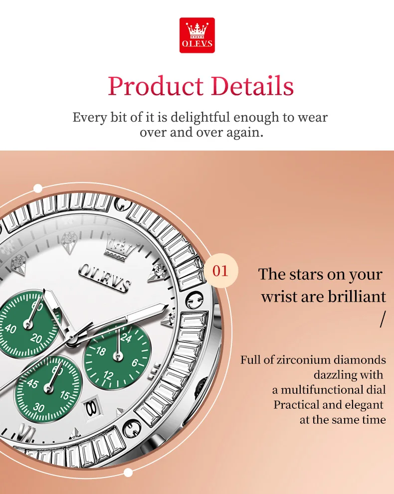 Olevs Women's Watch 9978