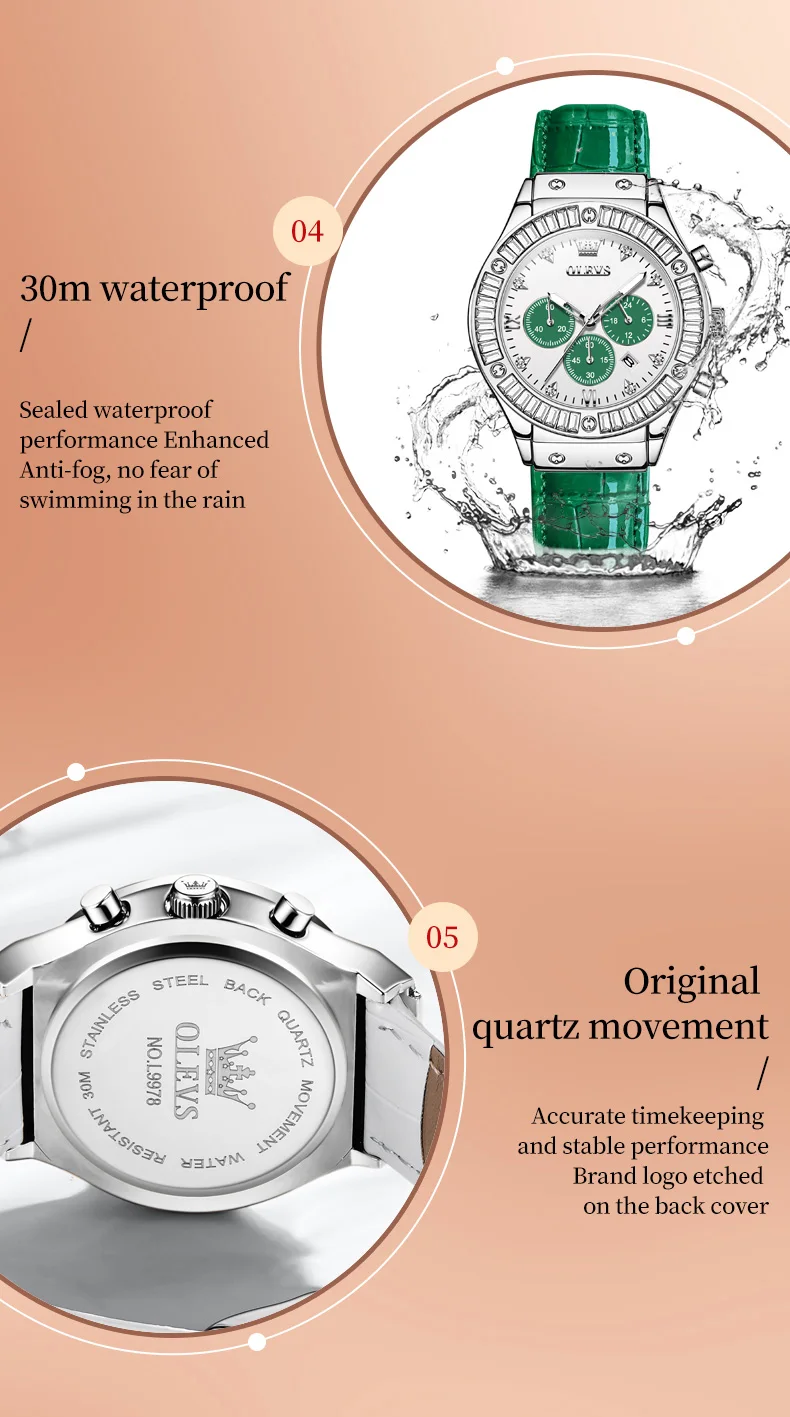 Olevs Women's Watch 9978